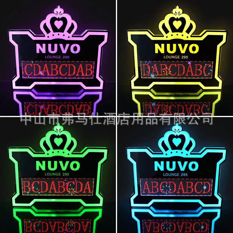 

Красочная корона, светодиодный экран, поддерживающая бар, концертная атмосфера, ручная тарелка, светящаяся тарелка с днем рождения