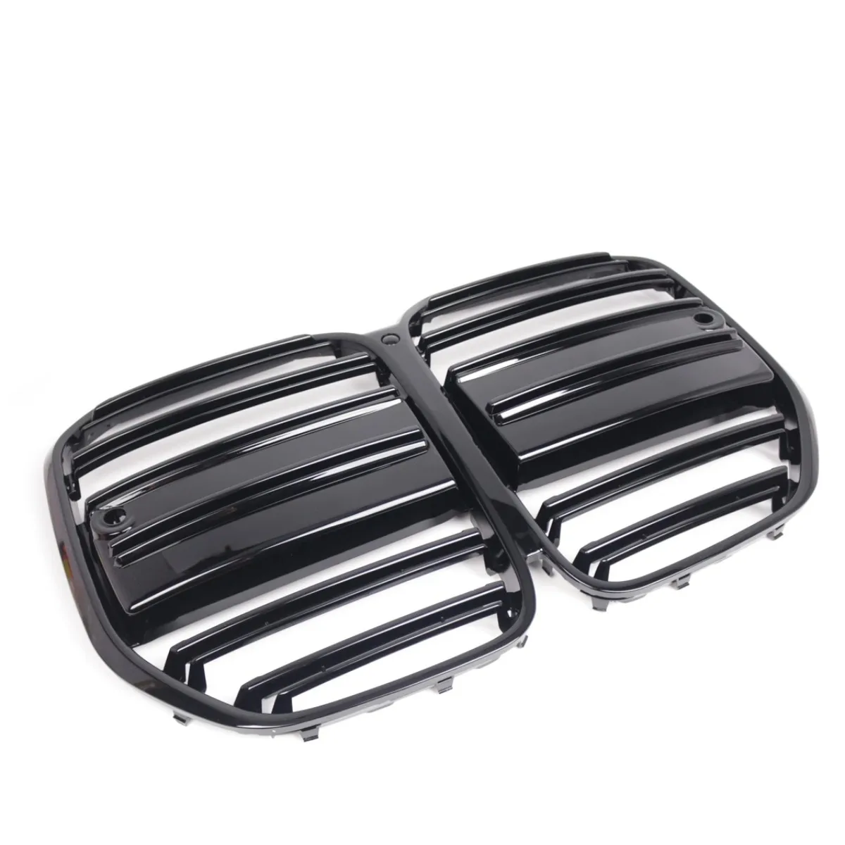 ل BMW 4 سلسلة G22 G23 430i 435i M440i 2-Door 2021 2022 2023 سيارة المصد الأمامي الكلى مصبغة لامعة الأسود العلوي سباق مصبغة