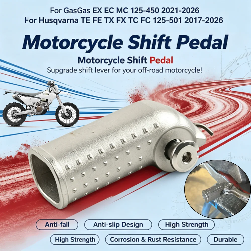 For GasGas EX EC MC 125-450 Motorcycle Accessories Anti-slip Gear Shift Lever Tip Pedal For Husqvarna TE FE TX FX TC FC 125-501