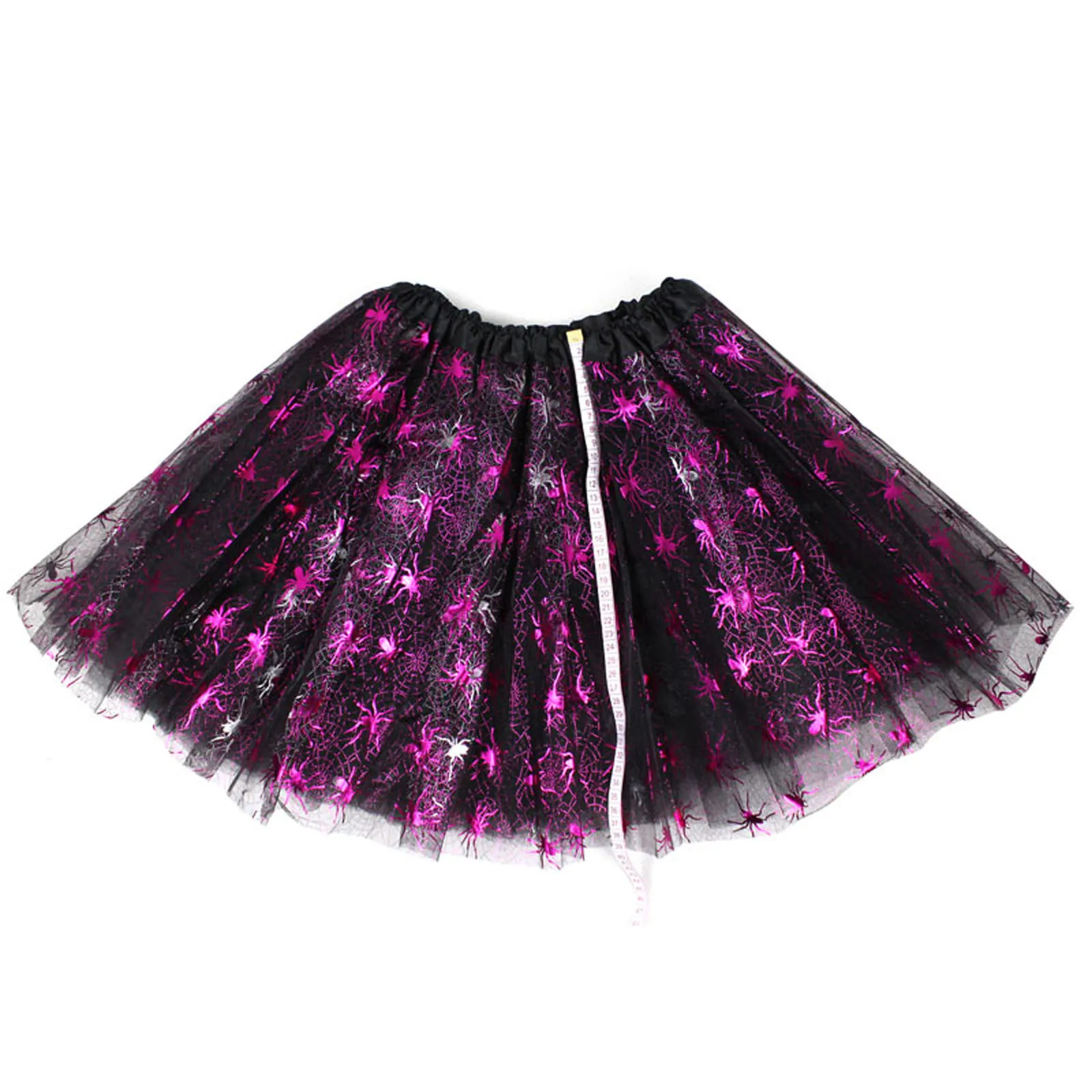 Adult Paillette Skirt Elastic 3 Layer Short Dancing Womens Layered Skirt Skirt Poodle Skirt Costume for Girls 2024 New