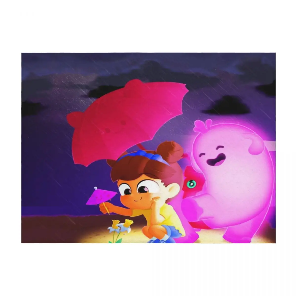 

remy and boo gift for fans remy and boo cartoon Throw Blanket blankets ands Warm Flannel Fabric Heavy Blankets