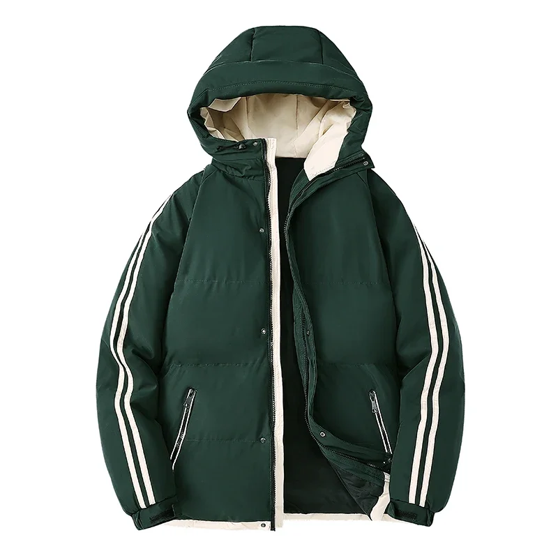 

2026Classic Men's Bomber Jacket Autumn Lightweight Comfortable Cotton Blend Men's Casual Zip Up Hoodie Jacket Fleece Lined Outdo