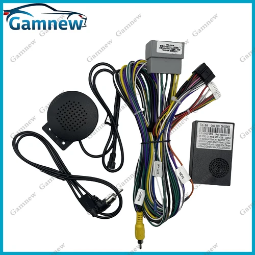 Imagen 2 del producto Adaptador de arnés de cableado de 16 pines para coche, decodificador de caja Canbus para Chevrolet Onix Montana Tracker 2022-2023 G-RZ-GM54