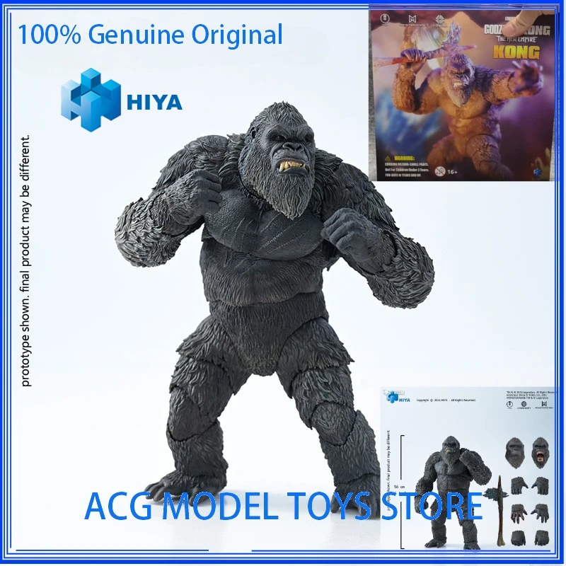 HIYA سلسلة أساسية رائعة Godzilla X Kong 6 بوصة 16 سنتيمتر عمل الشكل الإمبراطورية الجديدة كونغ أنيمي نموذج المنقولة جمع هدية