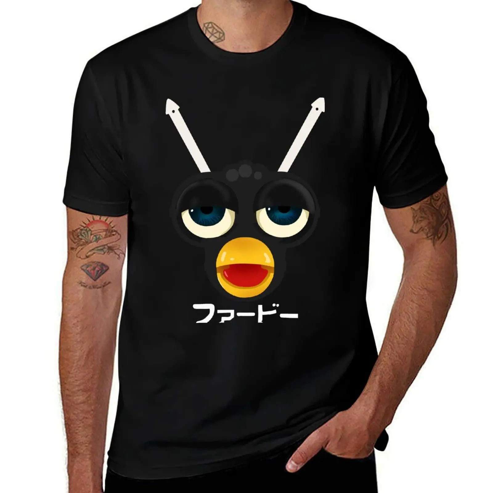

shirt high t shirt cotton cotton T-Shirt quality t t cotton shirts man man (Japanese) funny Furby