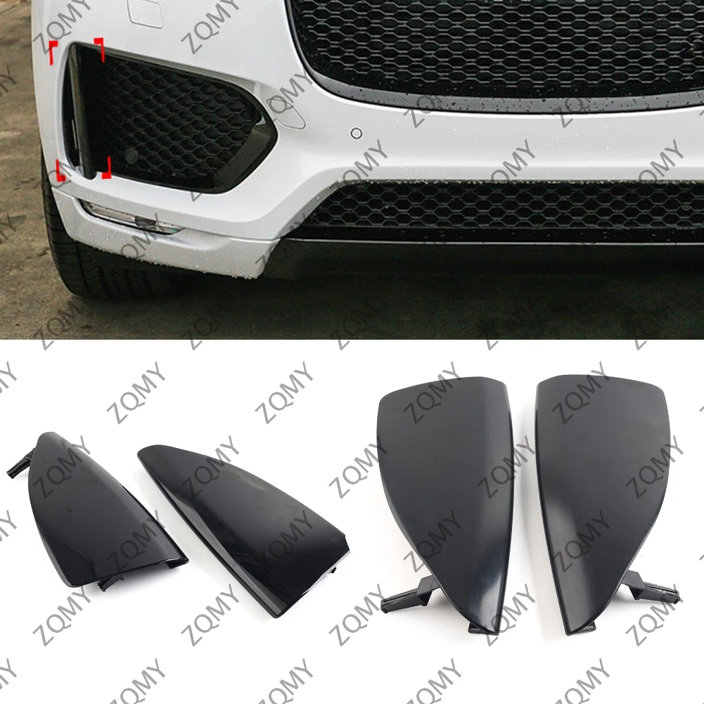 

Car Front Bumper Fog Light Lamp Grille Grid Molding Panel For Jaguar F-Pace 2016 2017 2018 2019 2020 T4A6183LML T4A6182LML