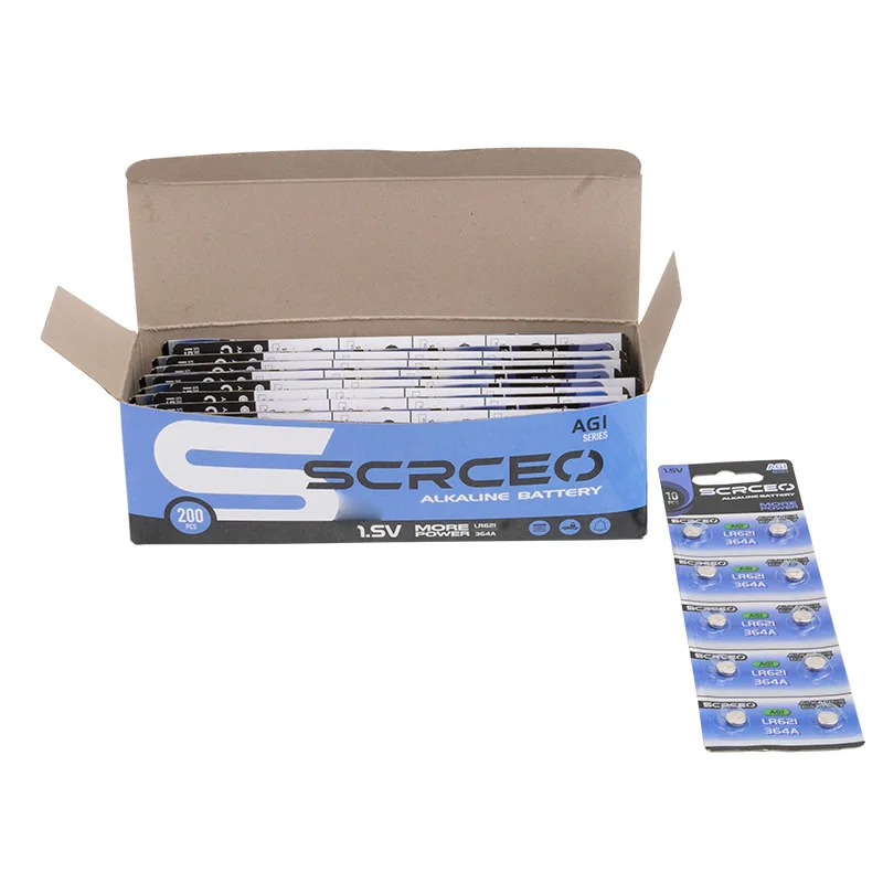 

LR621 AG1 1.5V Lithium Manganese Dioxide Button Battery 10-50PCS SR621SW 364A For Watches Calculators Small Electronics