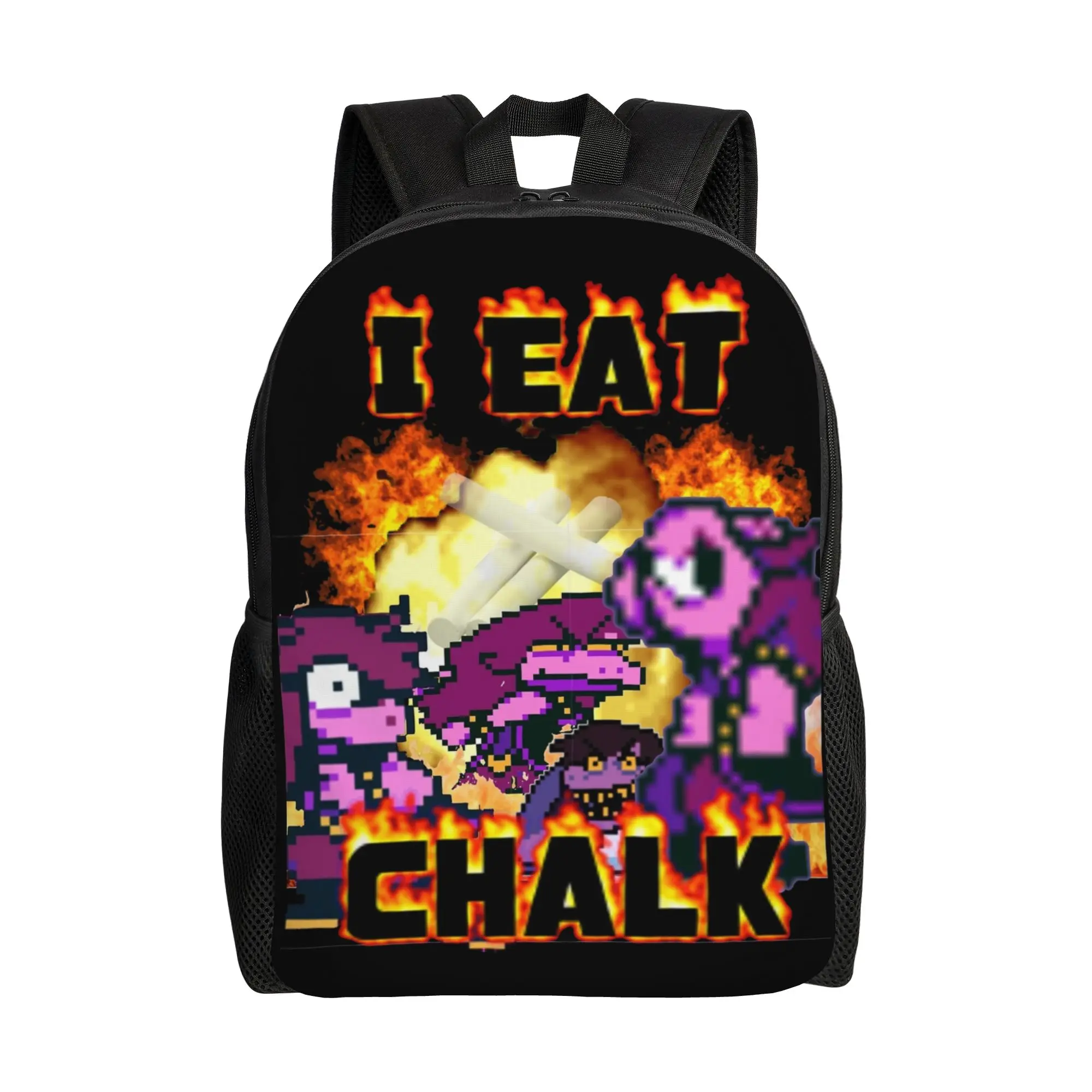 

I eat chalk Susie Popular Game Deltarune Backpack Kawaii Backpacks Male Trekking Lightweight High School Bags Designer Rucksack