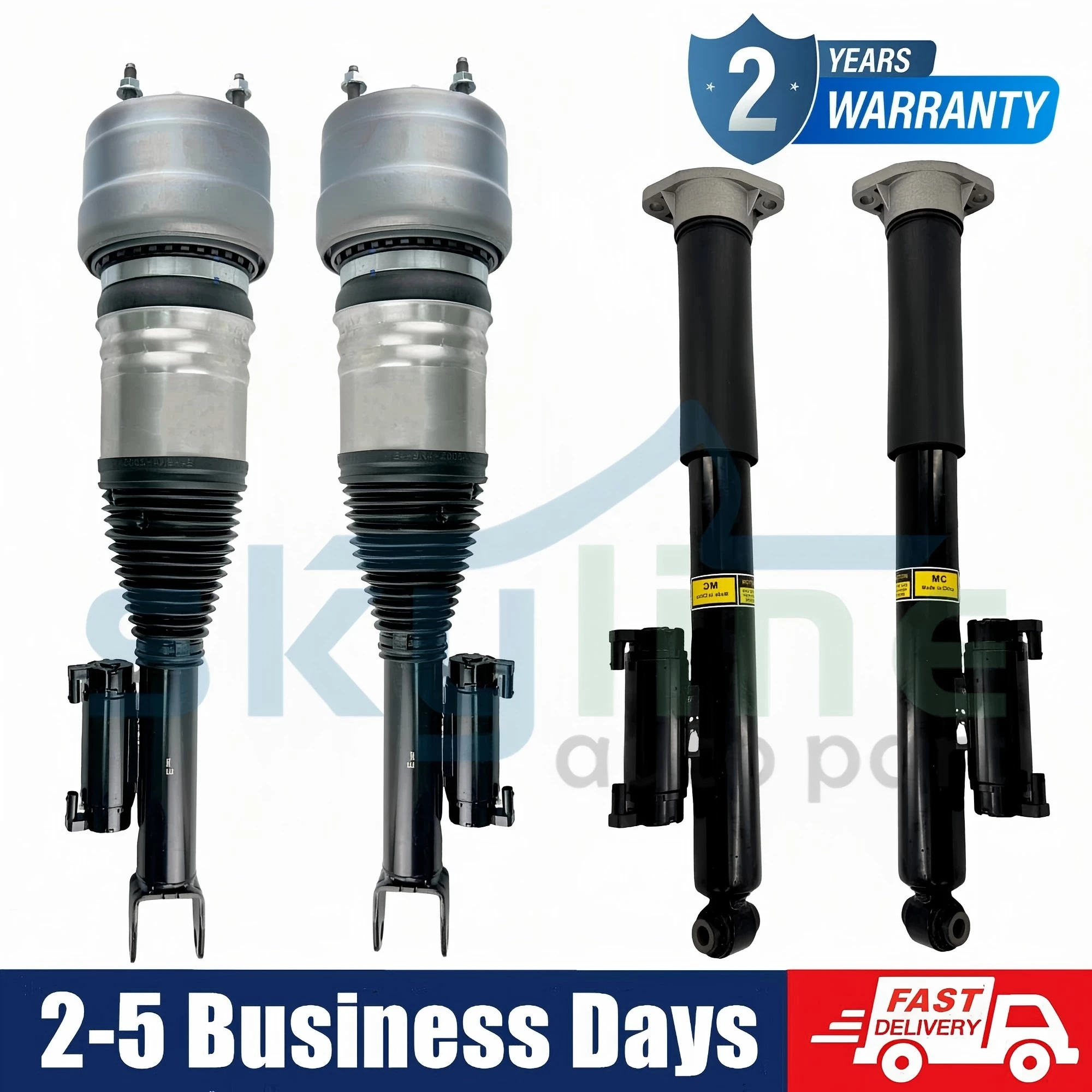 

4x Front and Rear Air Suspension Shock Strut For Mercedes E Class W213 RWD 2016-2022 A2133202138 A2133201901 A2133201303