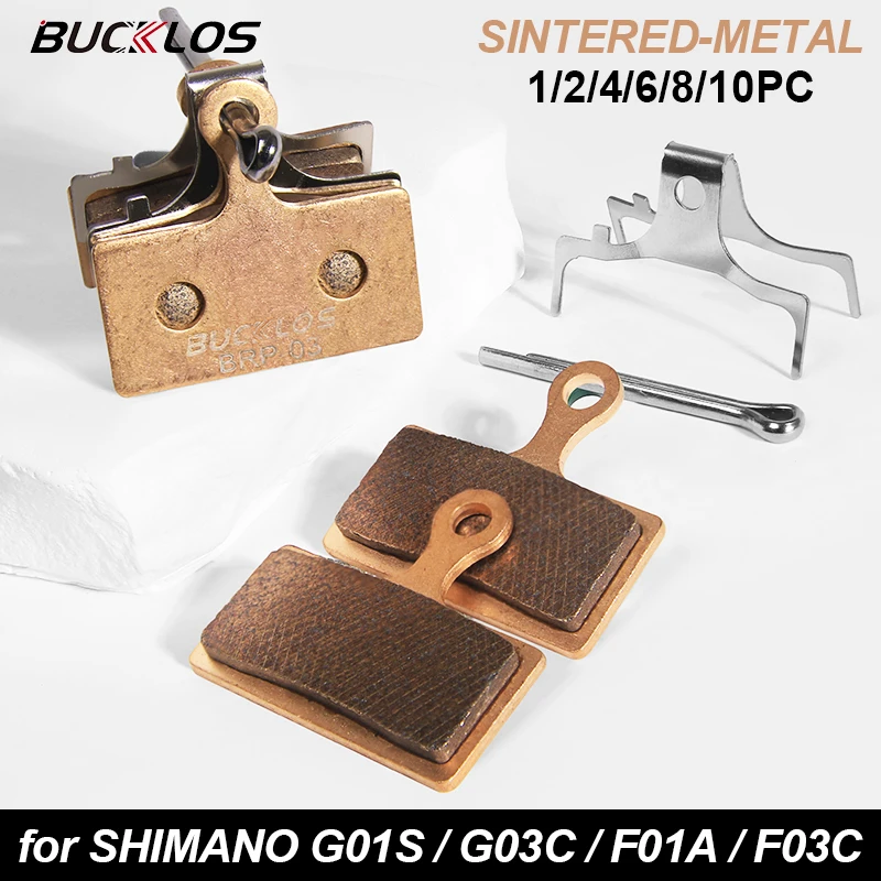 BUCKLOS plaquettes de disque de frein vtt plaquettes de disque hydrauliques de vélo en métal fritté pour SHIMANO G01S F03C plaquettes de frein de vélo pièces de cyclisme sur route