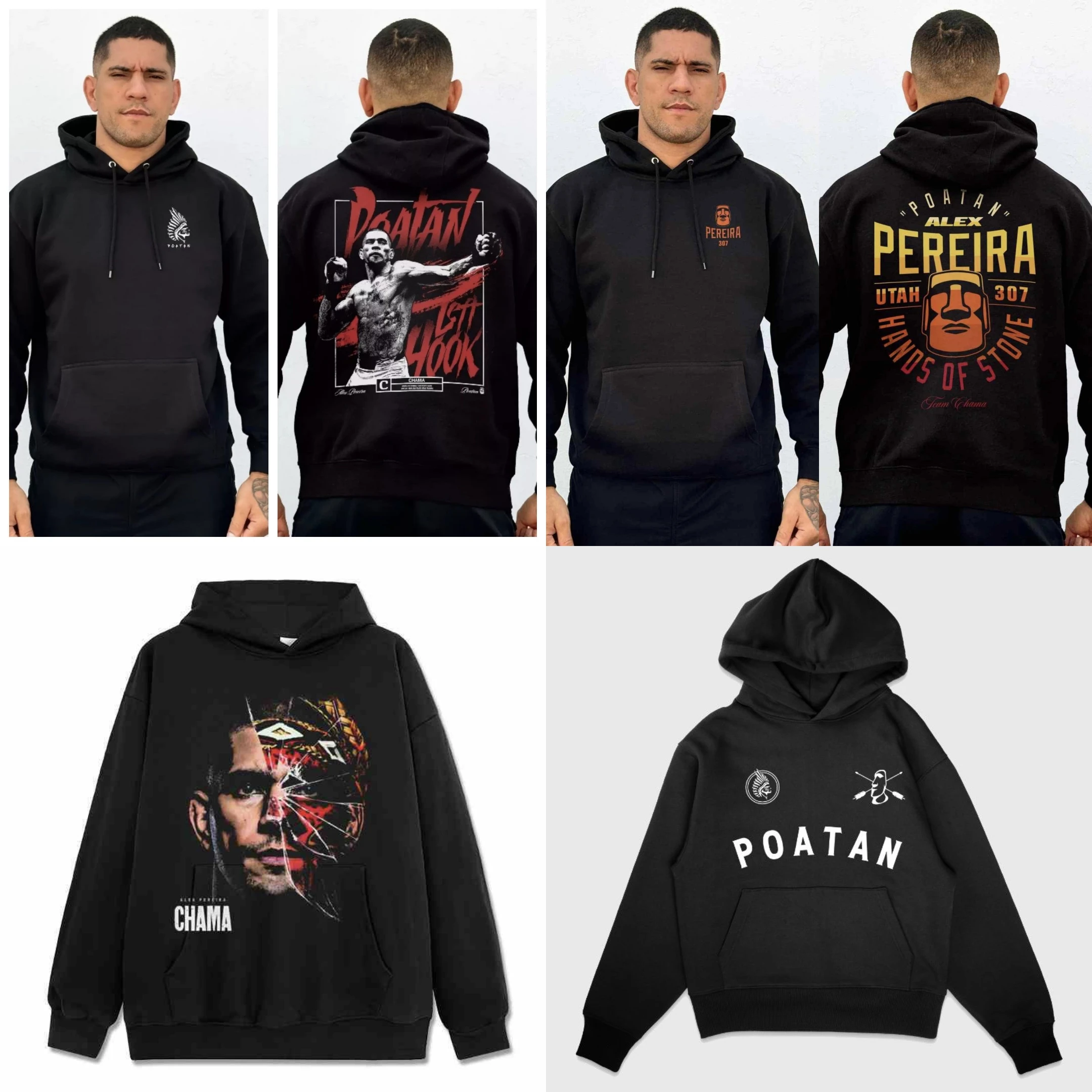 

Теплая хлопковая толстовка с капюшоном MMA Mixed Martial Arts x Pereira Jaet, молодежная, повседневная, с длинными рукавами, дышащая, износостойкая, с капюшоном