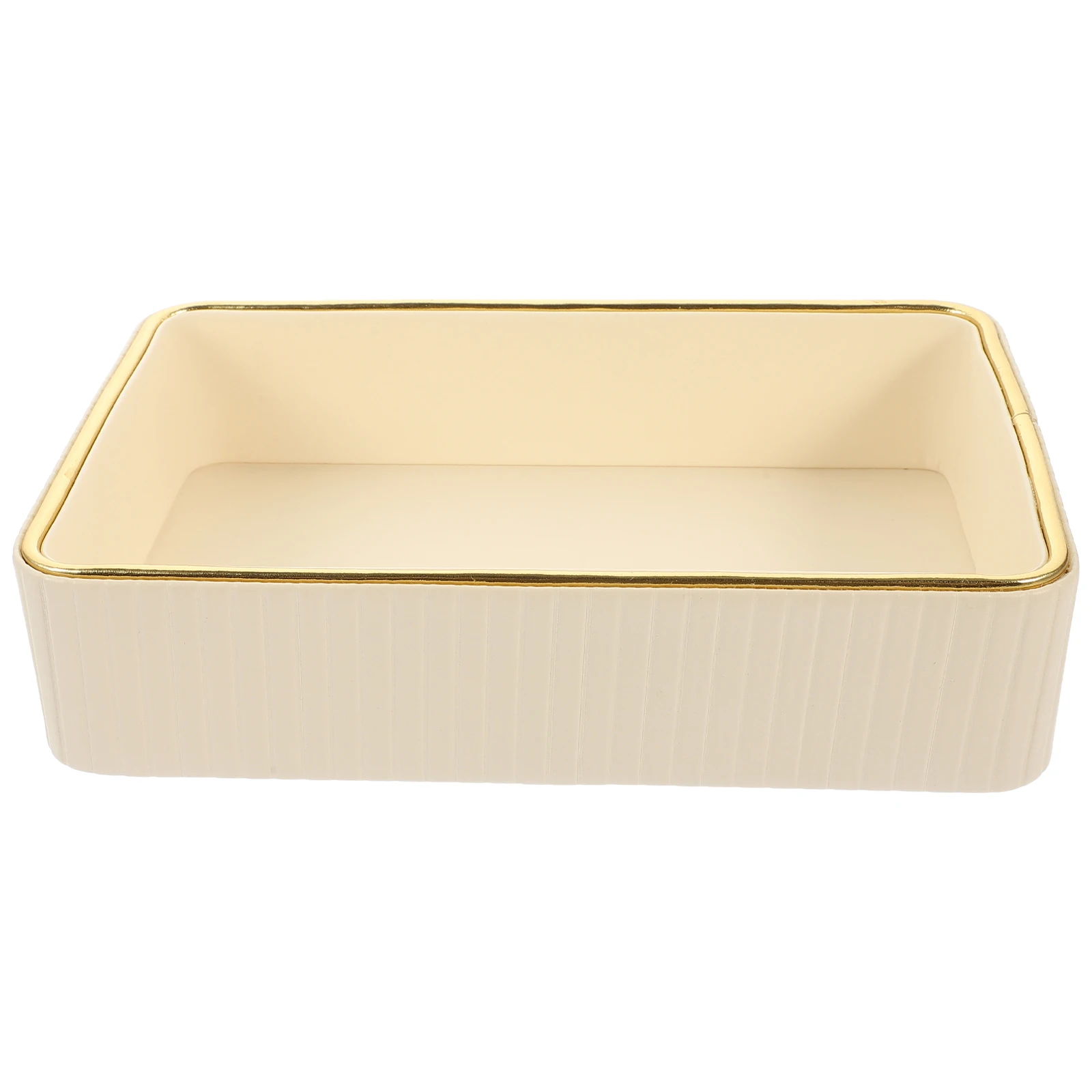 

Key Tray Jewelry Box Material Easy Clean Bedroom Living Room Office Trinket Dish Storage Organizer Rectangle Shape