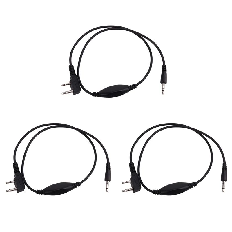 3X APRS To K1 Cable Audio Interface Line Walkie Talkie Connection Cable For Aprspro Aprsdroid-AT93