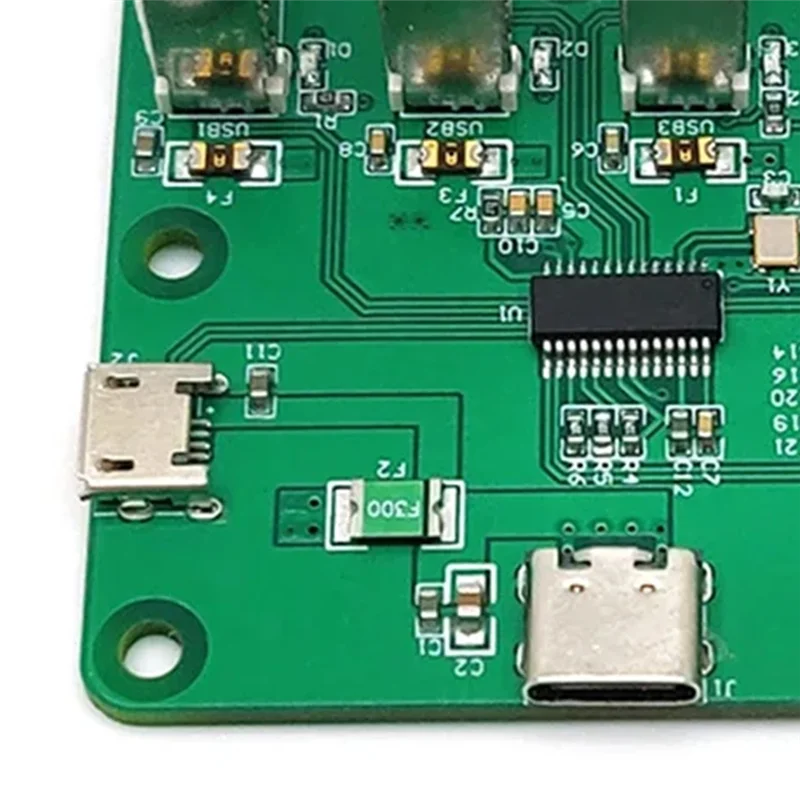 1 個 USB イーサネットハブハブラズベリパイゼロネットワークハブ拡張ボード