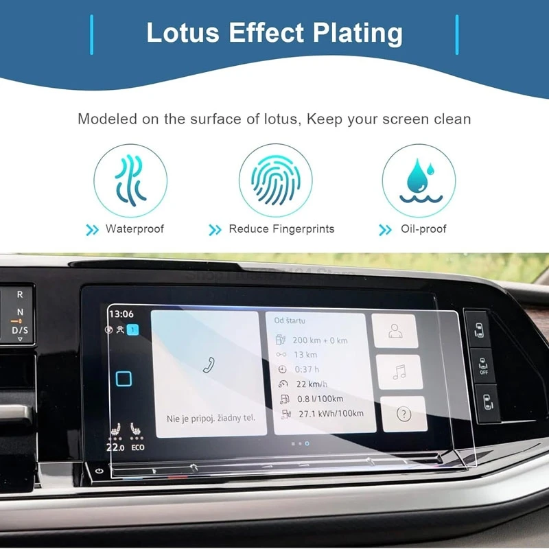 Tempered Glass For Volkswagen VW Multivan T7 2022-202510 inch Car infotainment GPS Navigation Screen Multivan T7Accessories