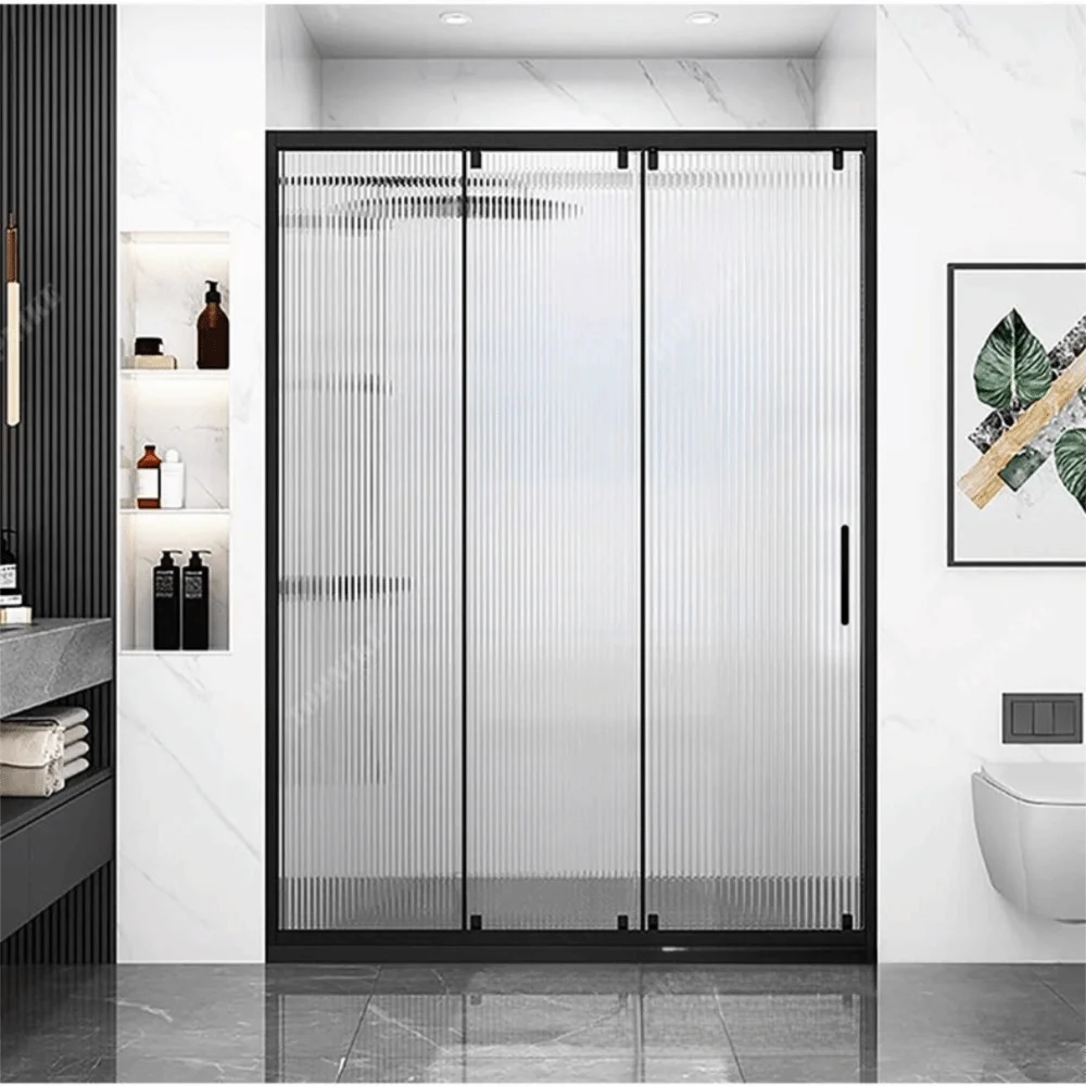 

Matte Black Aluminum Alloy Strip Gold Strong Adhesive Narrow Frame Handle Moisture Proof Waterproof Shower Room Handle