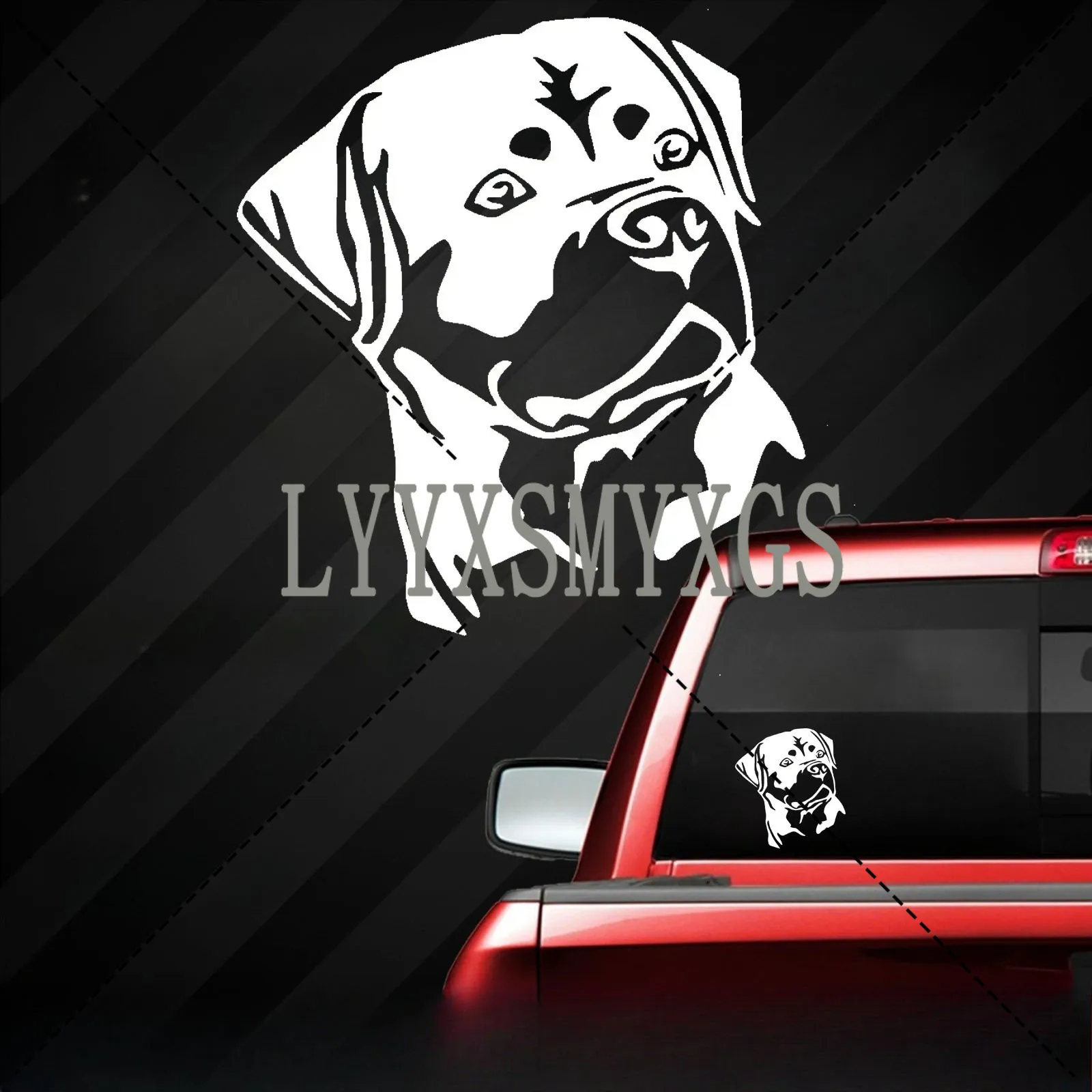 Personality Self-adhesive Rottweiler Dog Car Sticker Automotive Window Bumper Waterproof Vinyl Decal Decorative