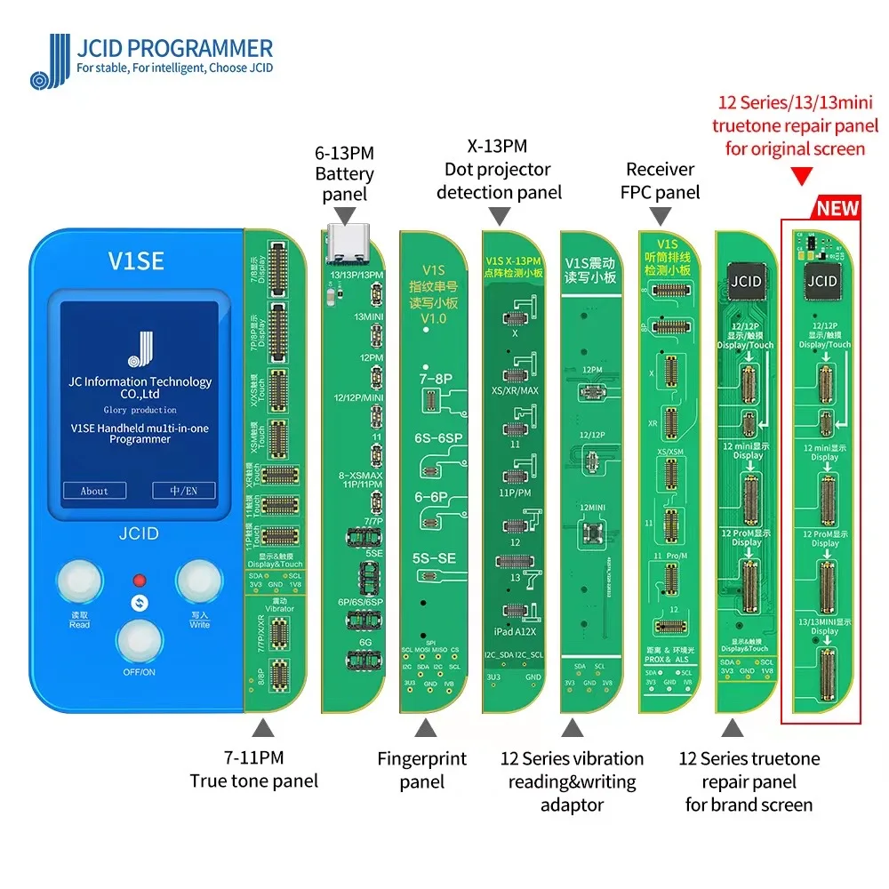 TLF Neues Update Jc V1se für Telefon True Tone Health Face Id Fingerabdruck-Reparaturprogrammierer