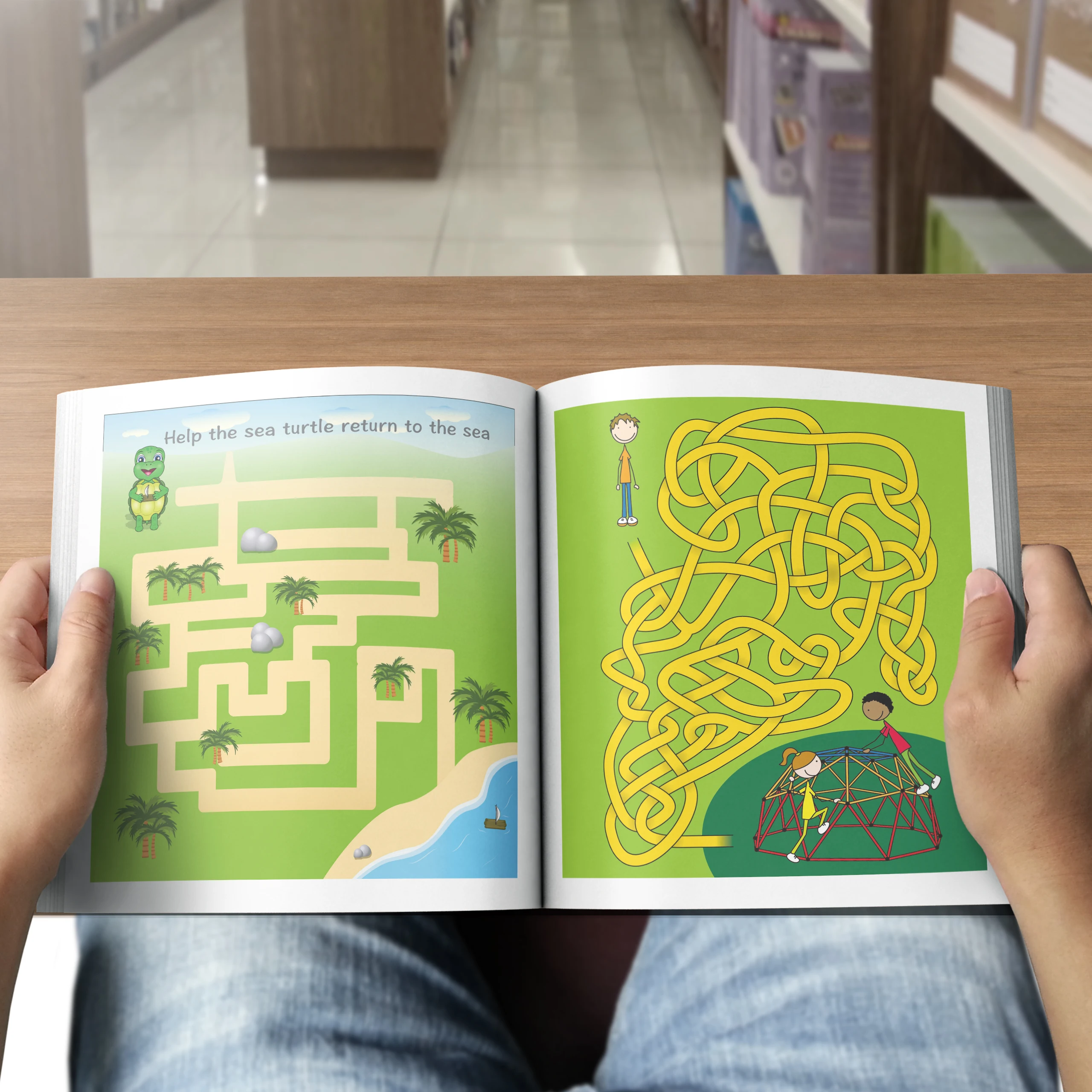 كتاب ألغاز المتاهة التفاعلية للأطفال: مغامرات ممتعة وتعليمية لتعزيز مهارات التفكير النقدي وحل المشكلات