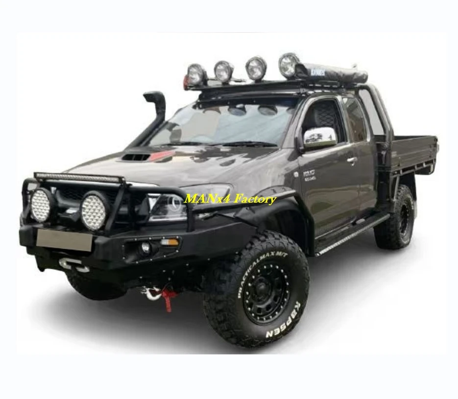 Manx4 Hilux Vigo 05-11 Bull Bar Front Bumper For Hilux Seventh Generation