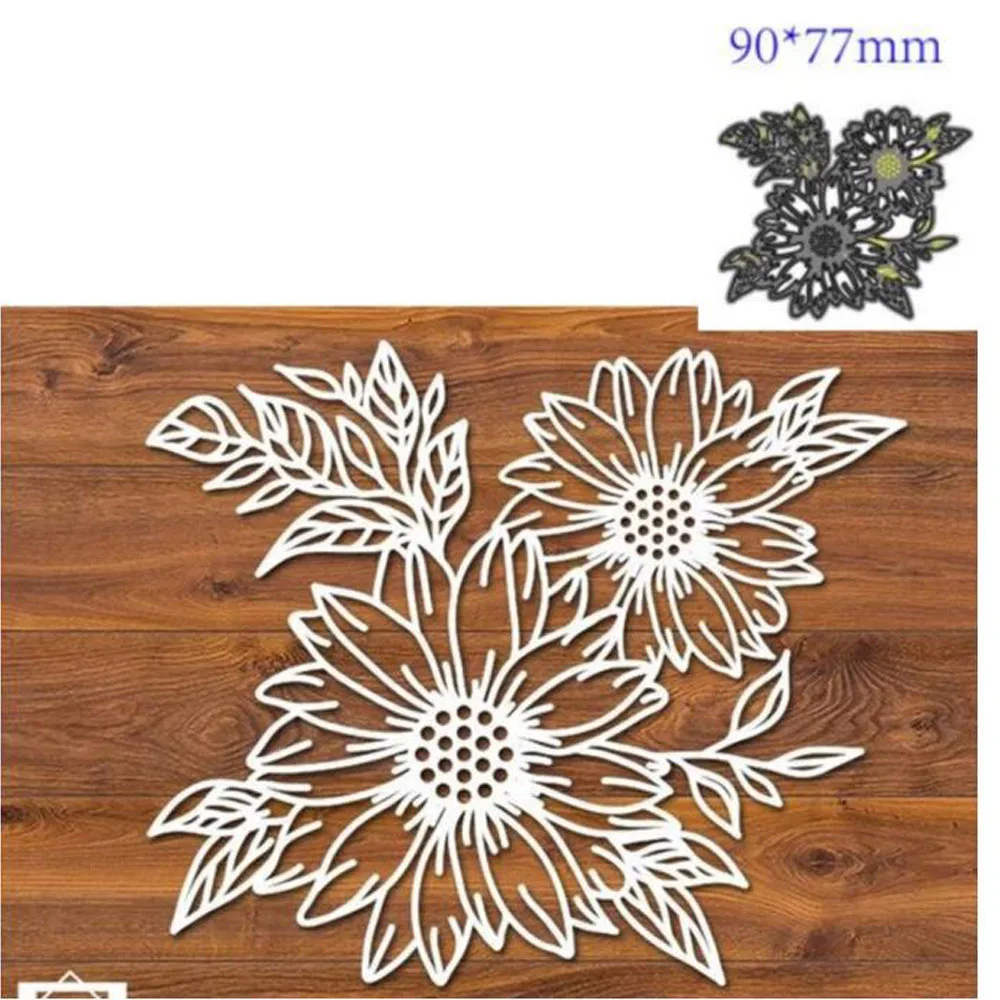 Craft Metal stencil mold Cutting Dies leaves flower window Couple scrapbook die cuts Album Paper Card Craft Embossing