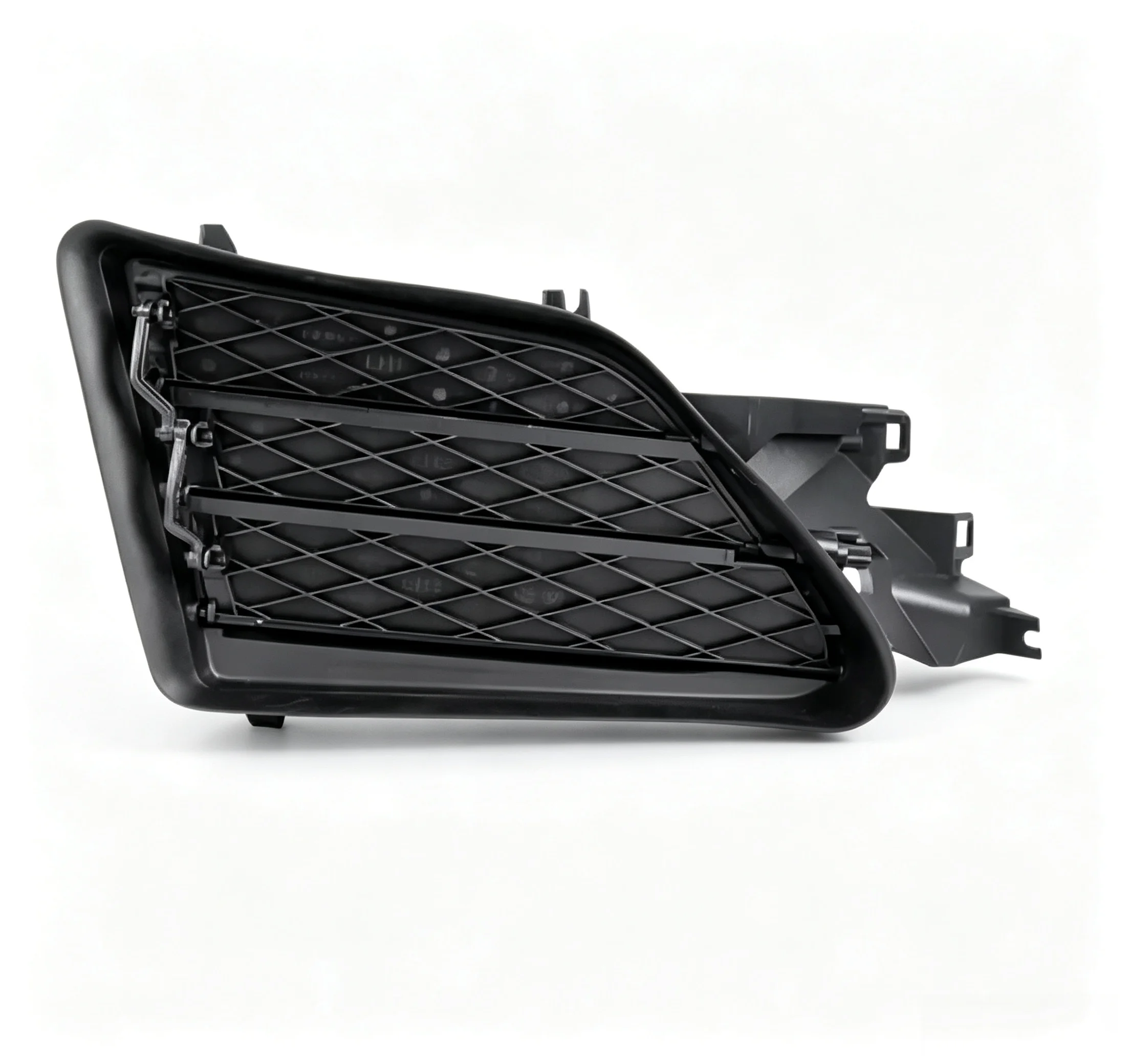 For Tesla Model S 2016-2021 Front Bumper Side Active Shutter Grille Fog Lamp Housing 1057851-00-J 1058007-00-J, Fog Light Frame