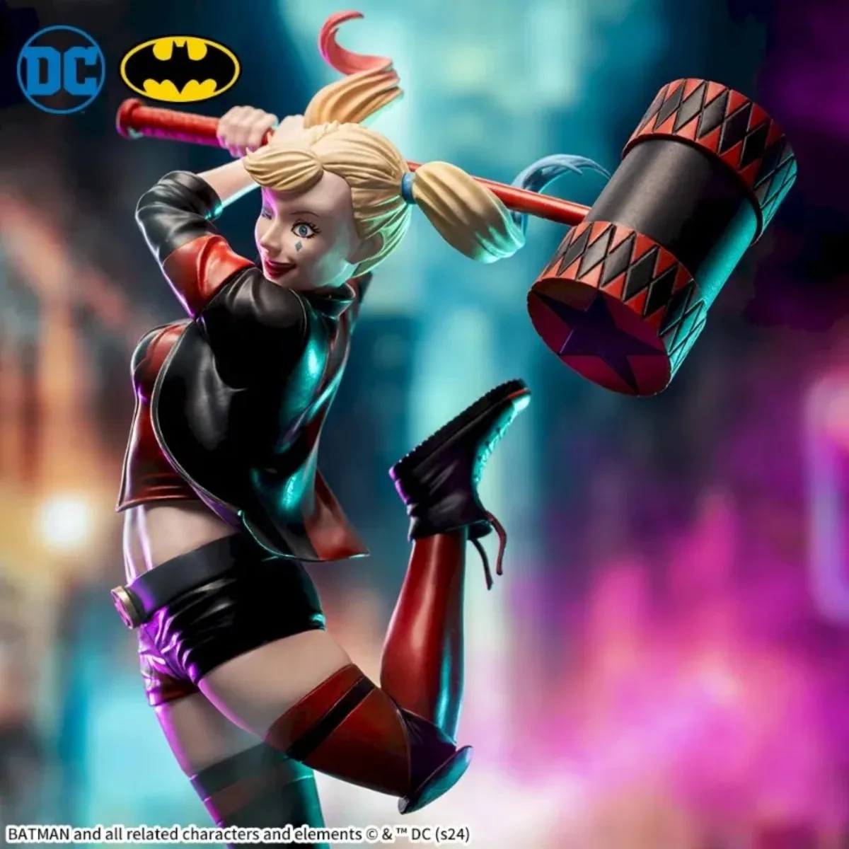 DC Joker Harleen Quinzel Anime Figur Aktionsspielzeug für Jungen Mädchen Weihnachtsgeschenk Sammlermodell Ornamente