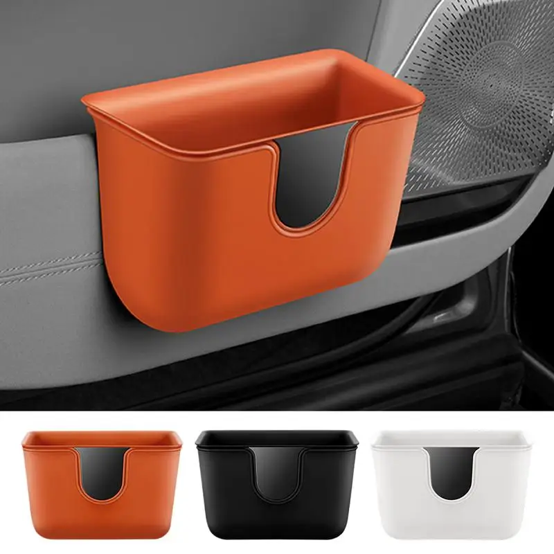 2PC Car Double-Layer Garbage Bin Multifunctional Car Seat Back Door Suspended Storage Box Car Interior Storage Box Accessories