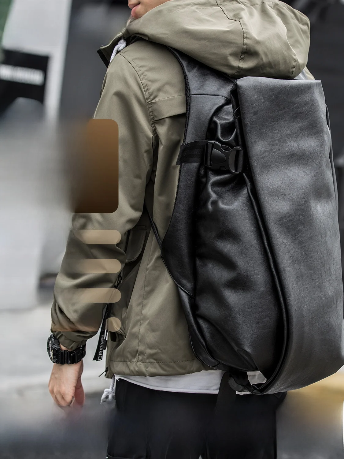 

MOY Direct S Men's Casual Bapa Faionable Simple Universi Sle PU Bapa Leisure Trendy ex oulder Bag