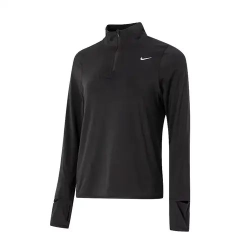 NIKE AS W NK SWIFT ELMNT DF UVZTOP 여성용 티셔츠, 긴팔 운동복, 오리지널 신상