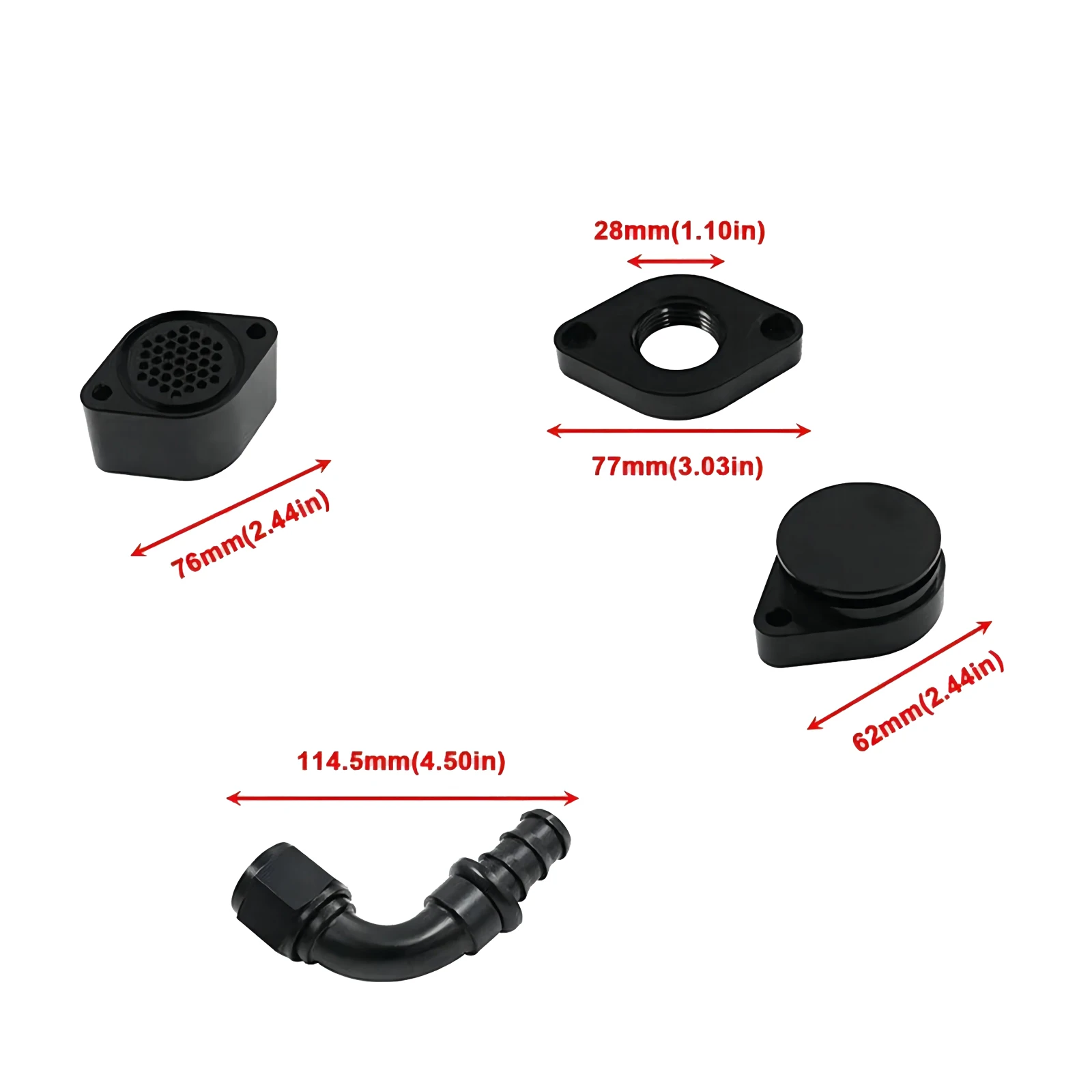 Nuevo kit de ventilación del motor para FORD 2011-2020 6.7L Powerstroke CCV y PCV Reroute