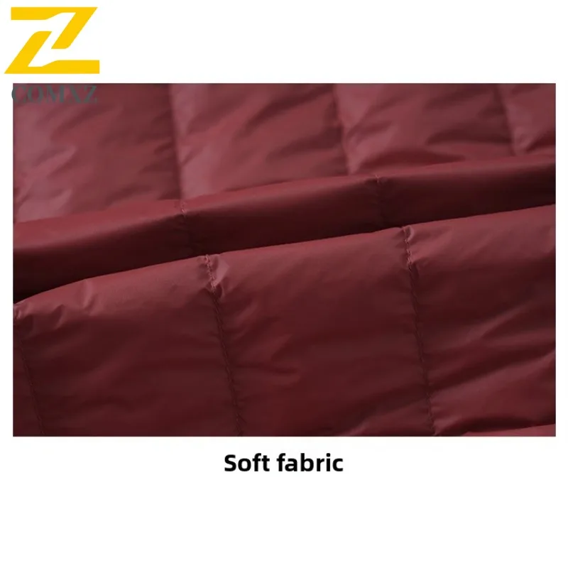 COMXZ 2025 Men Winter 90% White Duck Down Down Jacket New Workwear Thermal waterproof and windproof Hooded Casual outdoor Coat