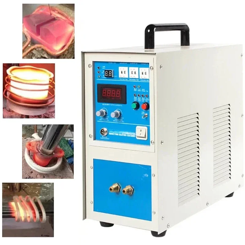 

High Frequency Induction Heating Machine Welding Machine Metal Quenching Coil 15KW//25KW Small Frequency Smelting Furnace 220V