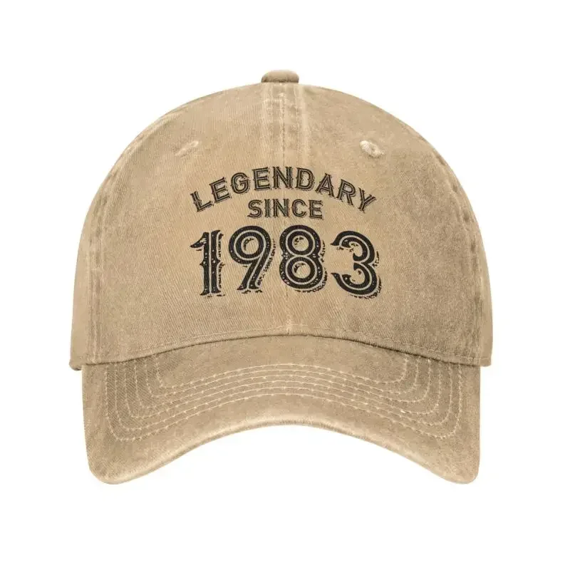

Personalized Cotton Since Born In 1983 Birthday Gifts Baseball Cap Sports Men Women's Adjustable Dad Hat Summer