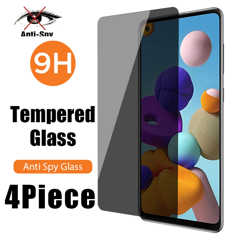 4 PCS!Anti Spy Screen Protector for Xiaomi Poco M5 M5S M3Anti Peeking Tempered Glass for Xiaomi Poco M4 Pro 5G  Front Glass