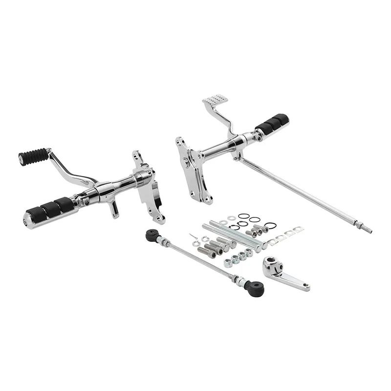 

Motorcycle Forward Control Complete Peg Levers Linkages For Harley Sportster XL 883 Custom XLH1200C XLH883 XLH1200 1991-2003 02