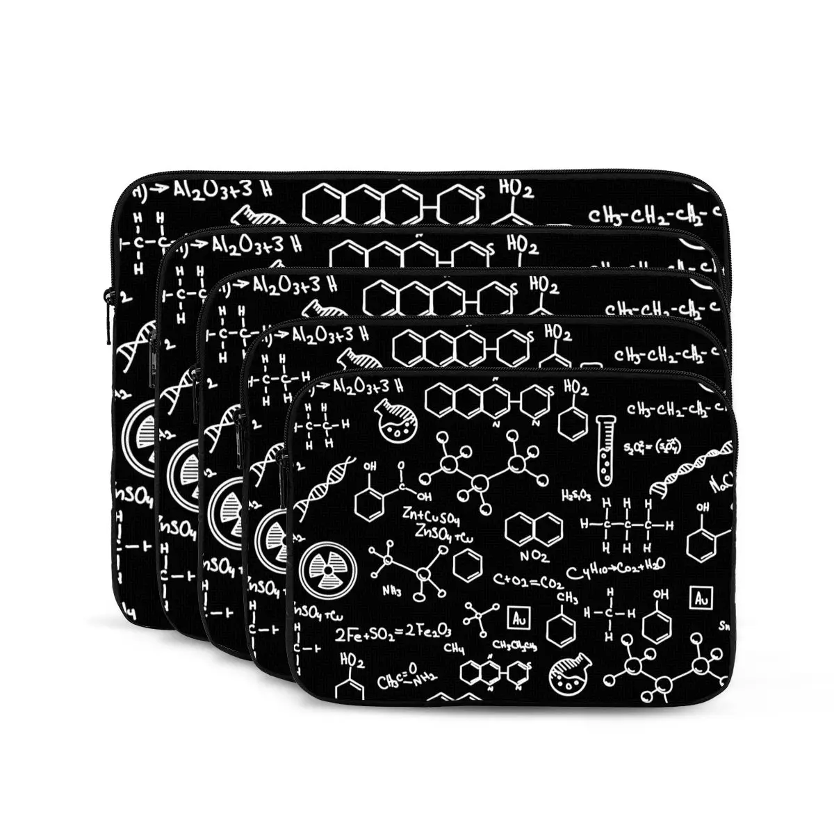 Science Chemistry Pattern Computer ipad Laptop Cover Case Laptop Sleeve Bag Portable Cover Fundas Pouch