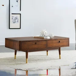 Simple Coffee Table Living Room Modern Rectangular Tea Table Multifunctional Storage