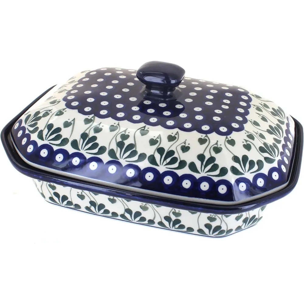 

Польская керамика — большой пекарь с покрытием Blue Alyce — вместимость 6 чашек — уникальные, можно мыть в посудомоечной машине и прочные формы для выпечки