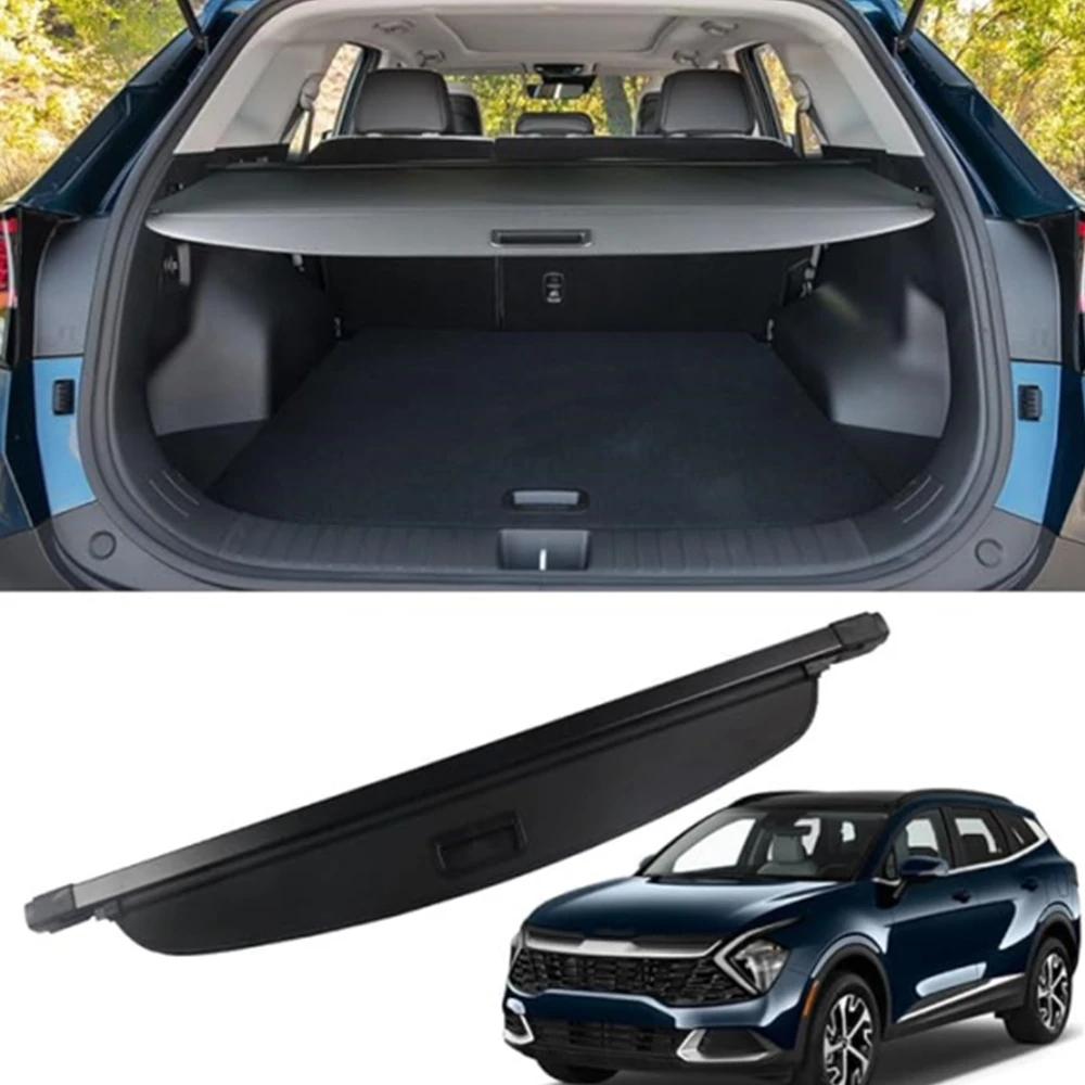

Trunk Cargo Cover Shield Security Retractable Luggage Shade for Kia Sportage 2017 2018 2019 2020 2021 2022 2023 2024