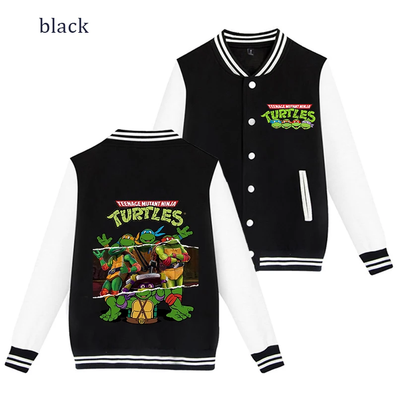 Teenage Mutant Ninja Turtles Boy Baseball Jacket Coat Children Long Sleeves Fashion Outerwear Cartoon Sportswear Spring Clothes - view 4