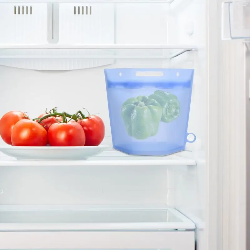 Sacchetti per congelatore riutilizzabili sacchetti per Snack Sandwich a tenuta stagna conservazione per alimenti autosigillante trasparente lavabile in lavastoviglie per frutta da frigorifero da cucina