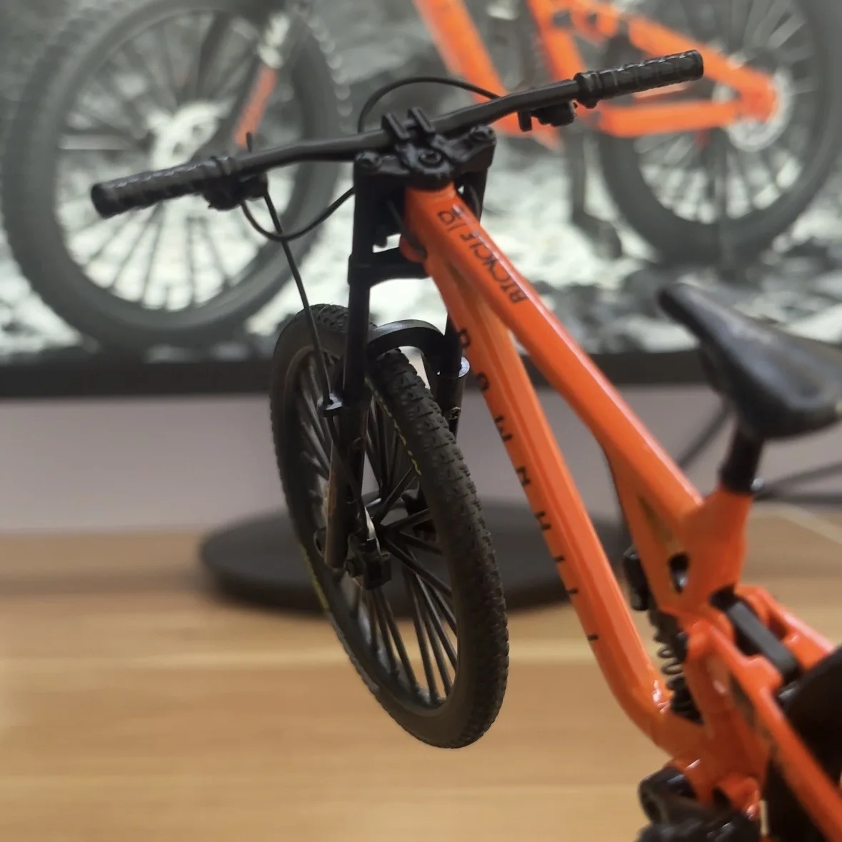 1:6 New Alloy Bicycle Model Diecast Decoration Metal Finger MTB Mountain Mini Bike Simulation Toys Boy 14+