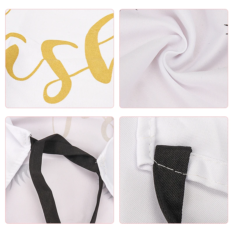 Delantal de pestañas para adultos, delantales de limpieza para hornear en casa, Baberos, herramientas de maquillaje para extensión de pestañas de cocina para mujeres