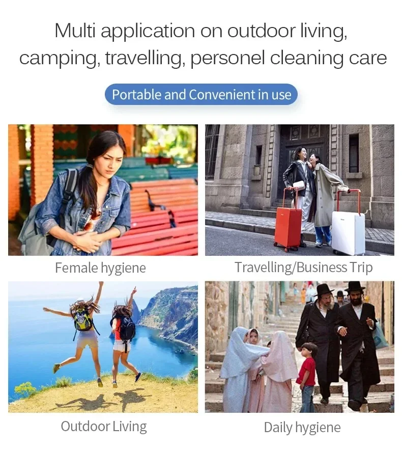 منظف الجسم المتكامل المحمول، النظافة الشخصية، التنظيف، مهدئ، العناية بعد الولادة، السفر الكهربائي، رذاذ الجلوس
