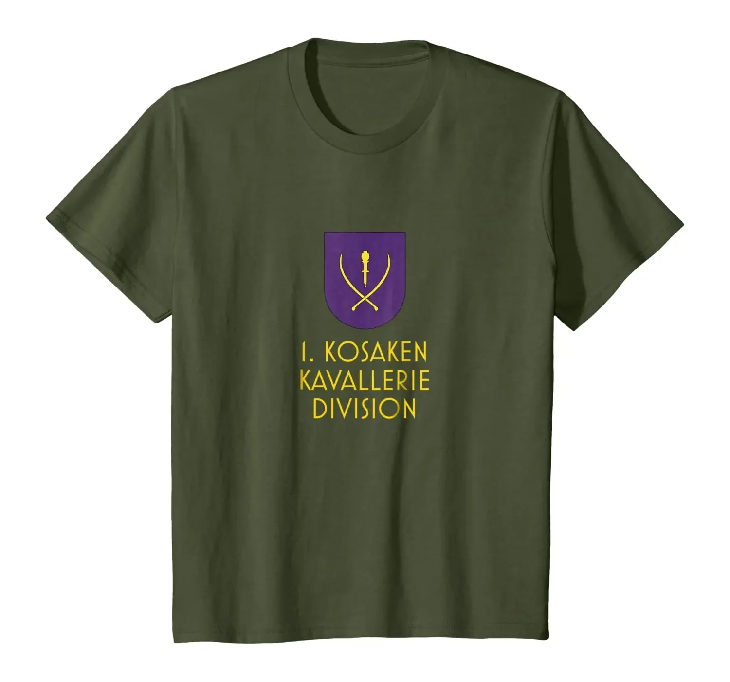 1st Cossack Cavalry Division T-Shirt 100% Cotton O-Neck Summer Short Sleeve Casual Mens T-shirt Size S-3XL