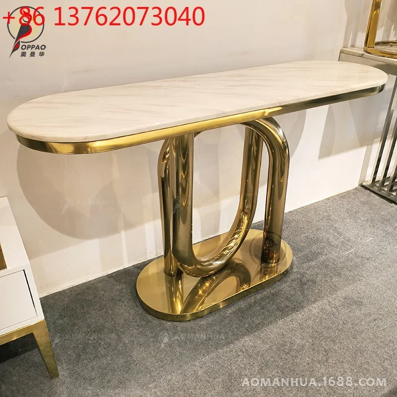 

Italian marble entrance table Modern entrance door facing the wall End view table