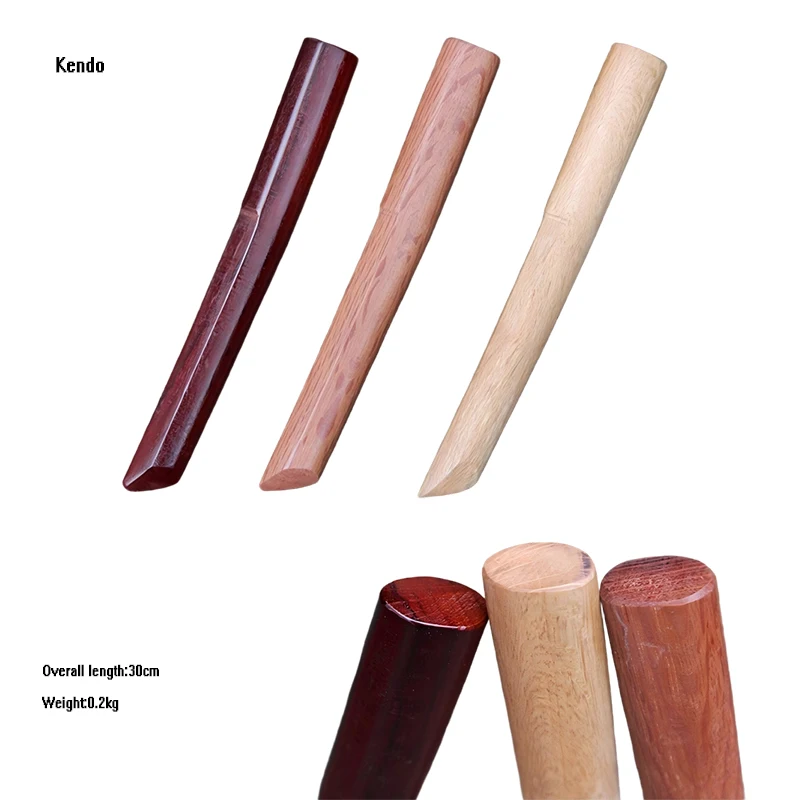 30CM Bokken Aikido, Kendo, Iaido y Kenjutsu, espada corta de madera, el mejor material de madera, espada de práctica, juguete para niños