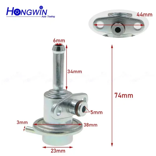 Imagen 2 del producto Regulador de presión de inyección de combustible, accesorio para Nissan Sentra D21 Tsuru 240SX Infiniti QX4 I30 89-04 Dodge 64009 Bar, OE #: 22670-38U00 3,8