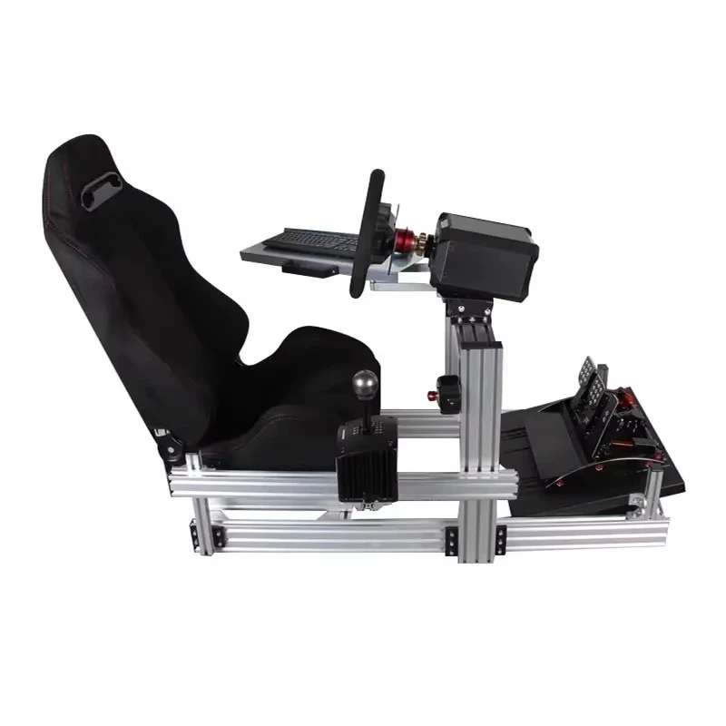 2024 new hot-selling silver 3090 aluminum extrusion custom design simulation drill cockpit racing emulator 2